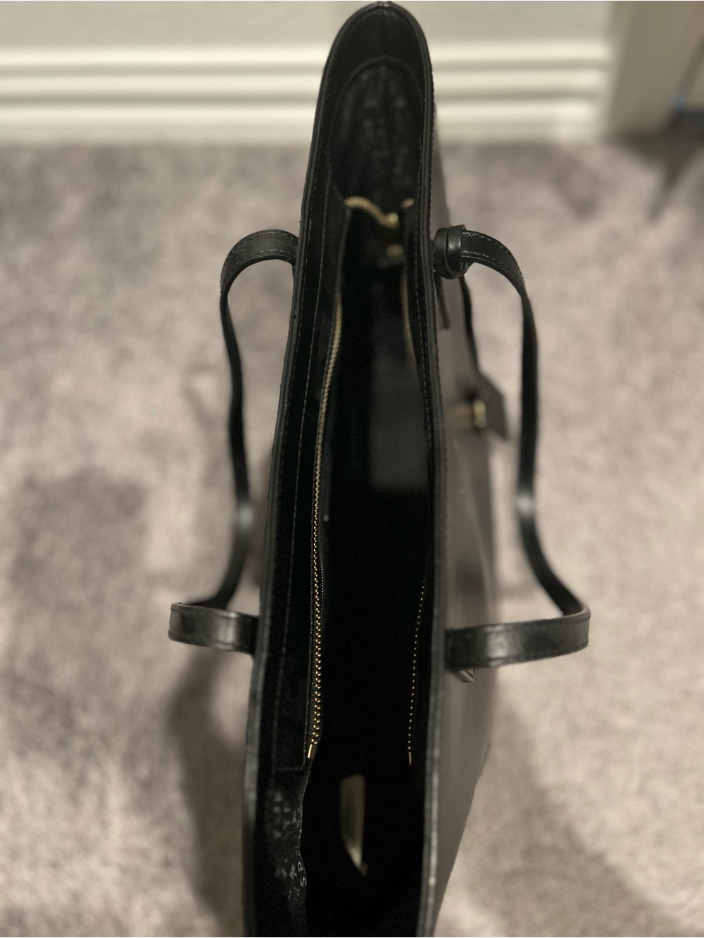 kate spade Black Leather Tote - Picture 6 of 12